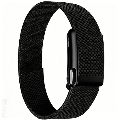 Metal Black Frame Nylon Elastic Arm Band, For WHOOP 5.0 Electrocardiogram, For WHOOP 5.0 Regular