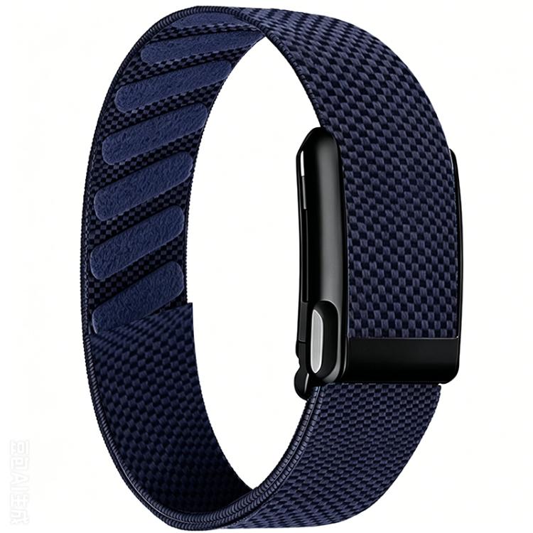 Metal Black Frame Nylon Elastic Arm Band, For WHOOP 5.0 Electrocardiogram, For WHOOP 5.0 Regular