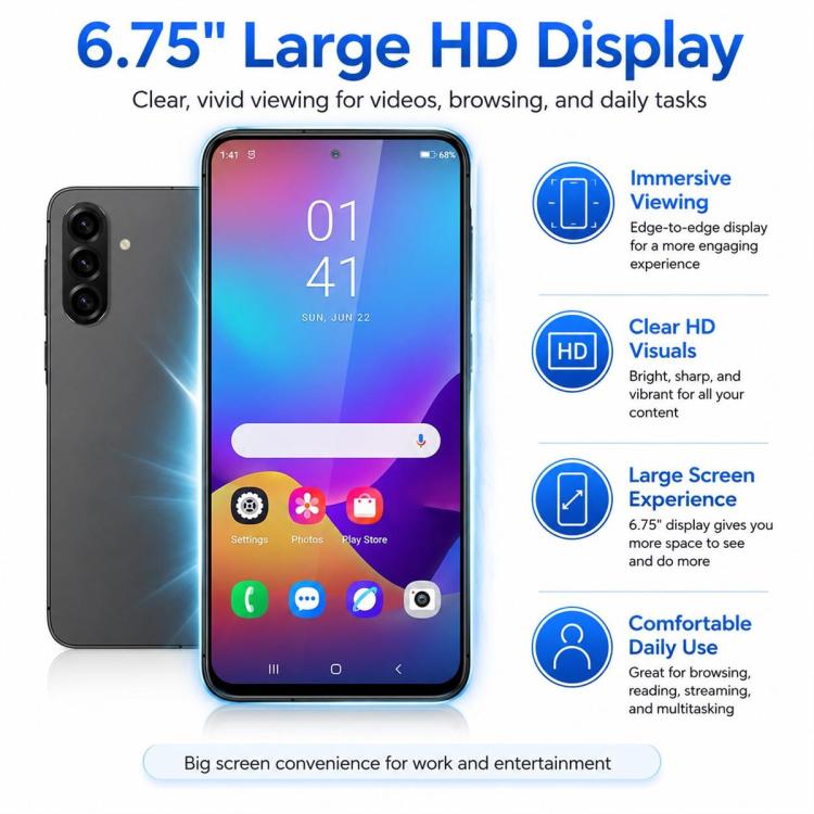 UNIWA X56, 4GB+128GB, 6.75 inch Android 12.0 Mediatek MT6762 Octa Core, Network: 4G, EU Plug, US Plug, UK Plug, AU Plug