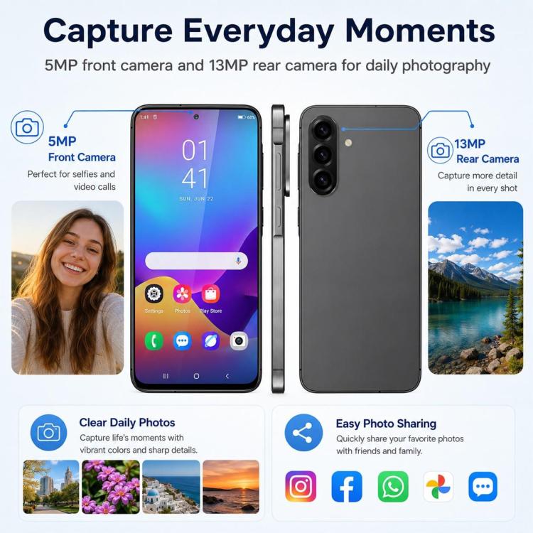 UNIWA X56, 4GB+128GB, 6.75 inch Android 12.0 Mediatek MT6762 Octa Core, Network: 4G, EU Plug, US Plug, UK Plug, AU Plug