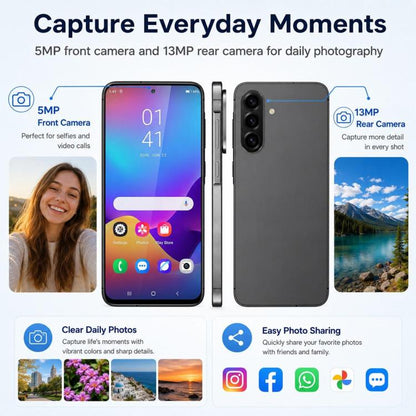 UNIWA X56, 4GB+128GB, 6.75 inch Android 12.0 Mediatek MT6762 Octa Core, Network: 4G, EU Plug, US Plug, UK Plug, AU Plug
