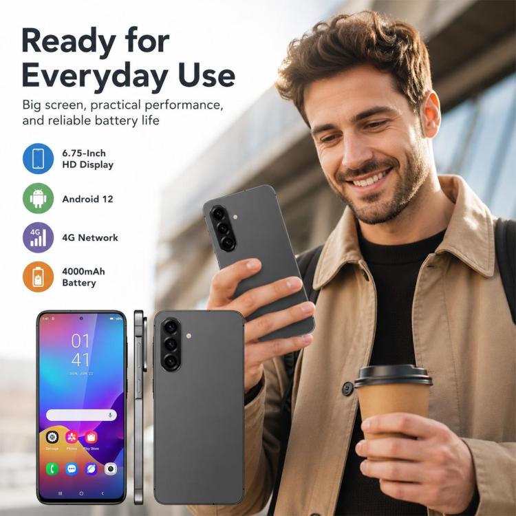 UNIWA X56, 4GB+128GB, 6.75 inch Android 12.0 Mediatek MT6762 Octa Core, Network: 4G, EU Plug, US Plug, UK Plug, AU Plug