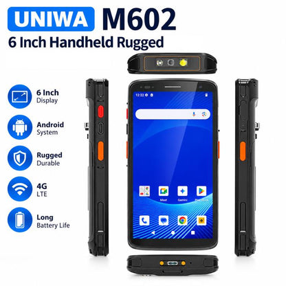 UNIWA M602 Rugged Phone, 4GB+64GB, 6.0 inch Android 15 MediaTek MT6765 Helio P35 Octa Core, Network: 4G, NFC, EU Plug, US Plug, UK Plug, AU Plug