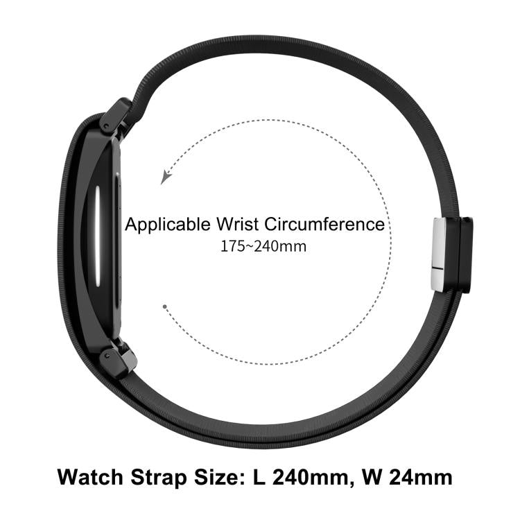 Magnetic Clasp Nylon Loop Watch Band, For Hume Band 2.0