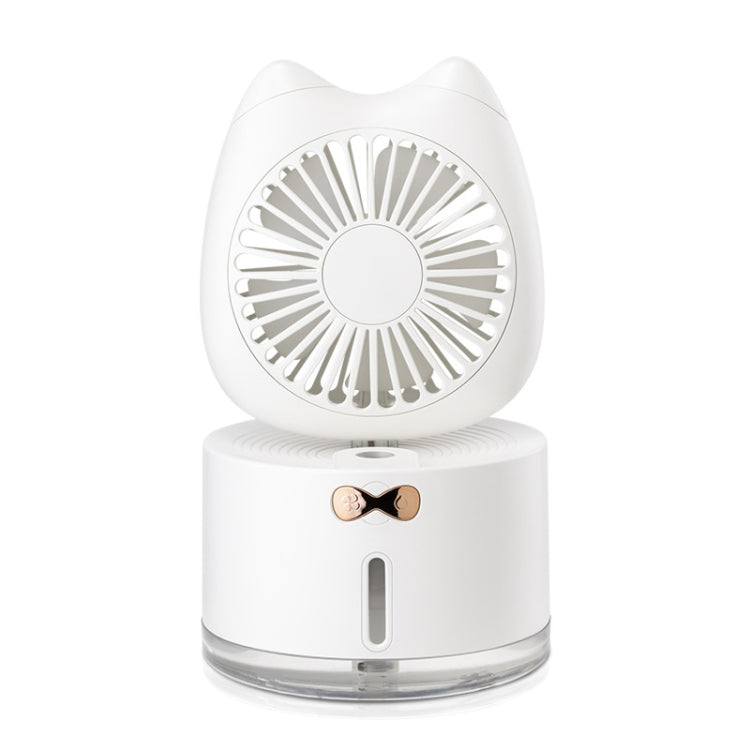 Ventilateur Humidificateur Pulvérisateur Rechargeable de Bureau en Forme de Chat BD-MM1