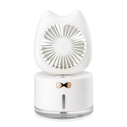 Ventilateur Humidificateur Pulvérisateur Rechargeable de Bureau en Forme de Chat BD-MM1