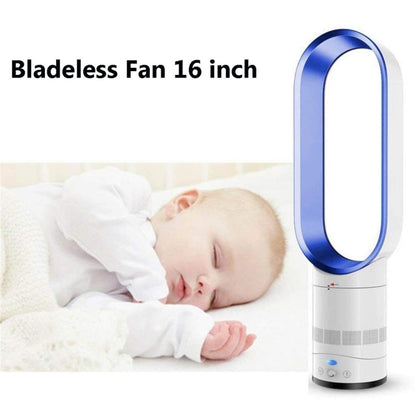 Ventilateur électrique de bureau sans pales, 40 cm, silencieux, oscillant, avec télécommande