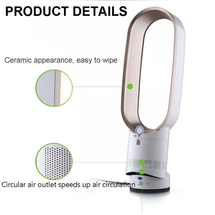 Ventilateur électrique de bureau sans pales, 40 cm, silencieux, oscillant, avec télécommande