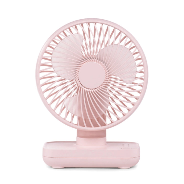 Ventilateur de bureau portatif rechargeable USB D606 4W à quatre vitesses réglables, USB