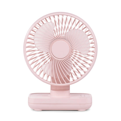 Ventilateur de bureau portatif rechargeable USB D606 4W à quatre vitesses réglables, USB
