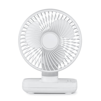 Ventilateur de bureau portatif rechargeable USB D606 4W à quatre vitesses réglables, USB