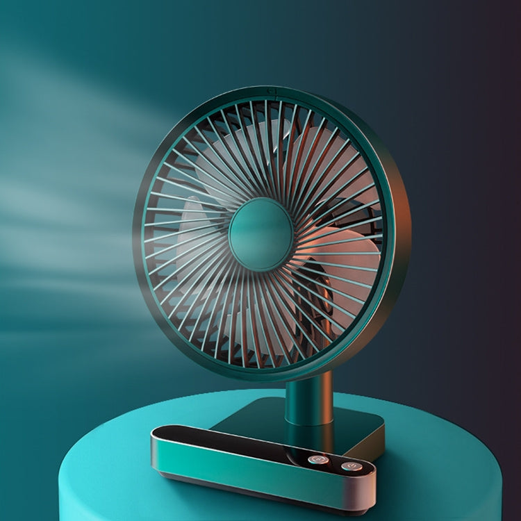 F702 Ventilateur de bureau électrique à oscillation automatique avec écran LED