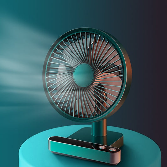 F702 Ventilateur de bureau électrique à oscillation automatique avec écran LED