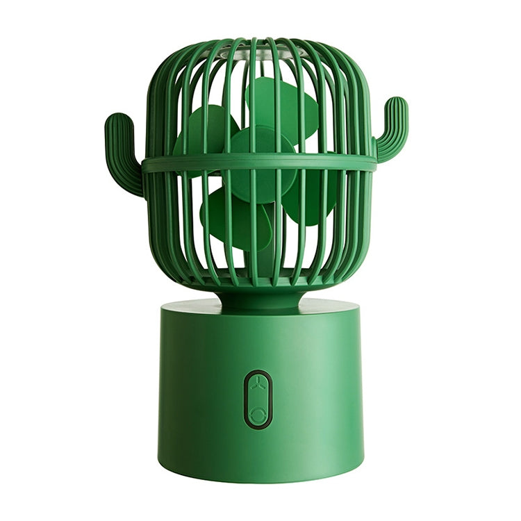 F6 Cactus Mini ventilateur portable USB avec tête oscillante, ventilateur électrique de bureau portatif