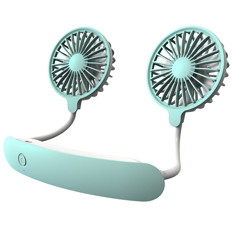 F6 Mini Ventilateur Suspendu au Cou Extérieur, Rechargeable par USB, Petit Ventilateur Paresseux