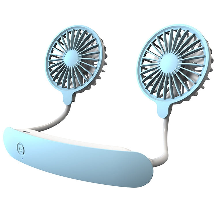 F6 Mini Ventilateur Suspendu au Cou Extérieur, Rechargeable par USB, Petit Ventilateur Paresseux