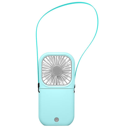 Ventilateur portable de galvanoplastie F20, pliable, silencieux, USB, pour le cou, F20 (blanc), F20 (rose), F20 (vert), F20 (bleu)