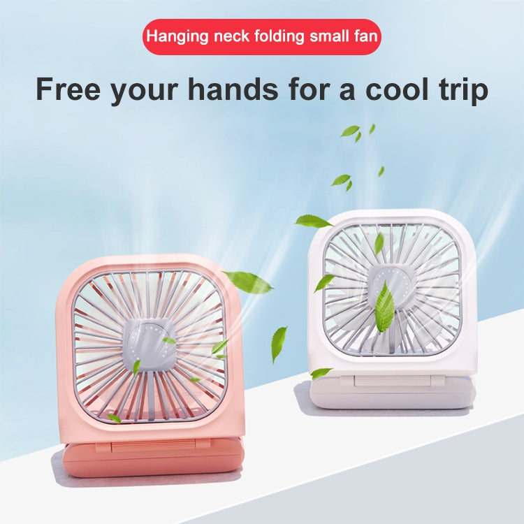 Ventilateur portable de galvanoplastie F20, pliable, silencieux, USB, pour le cou, F20 (blanc), F20 (rose), F20 (vert), F20 (bleu)