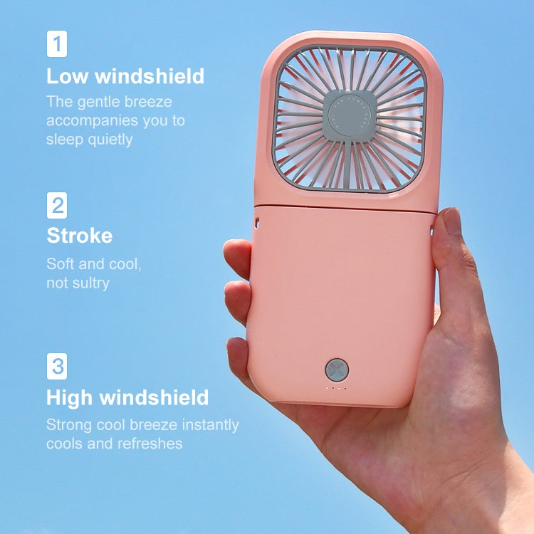 Ventilateur portable de galvanoplastie F20, pliable, silencieux, USB, pour le cou, F20 (blanc), F20 (rose), F20 (vert), F20 (bleu)