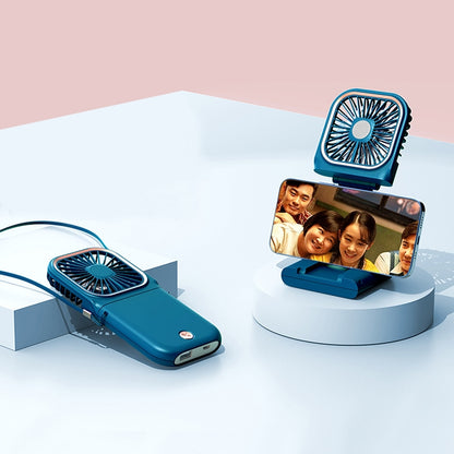 Ventilateur portatif électrolytique F30, ventilateur de bureau pliable silencieux USB, ventilateur de cou, version améliorée, F30 (rose), F30 (vert), F30 (bleu), F30 (blanc)
