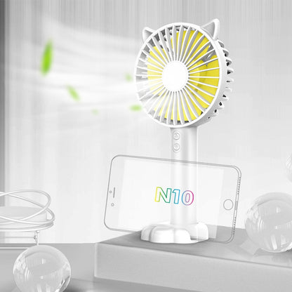 Ventilateur électrique portable et de bureau multifonction N10, avec 3 vitesses