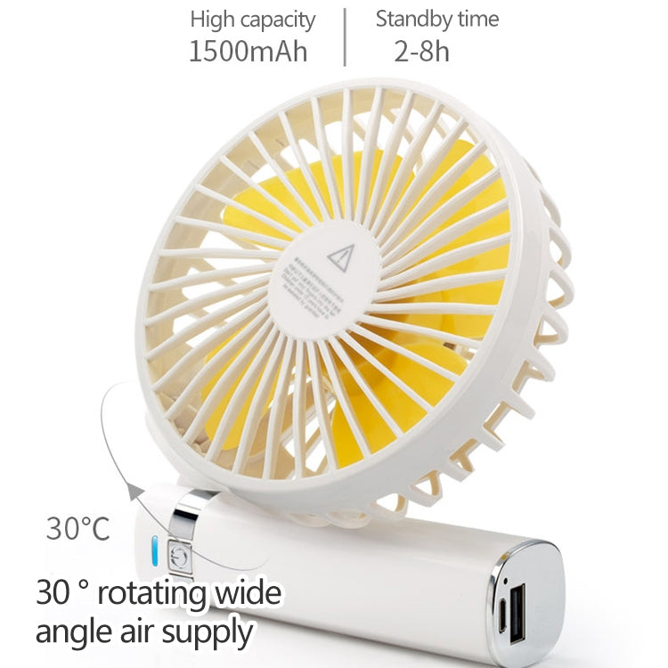 Ventilateur électrique portable pliable S2, avec 3 vitesses et lumière de nuit