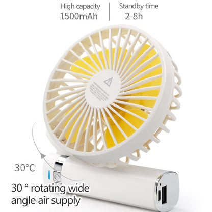 Ventilateur électrique portable pliable S2, avec 3 vitesses et lumière de nuit