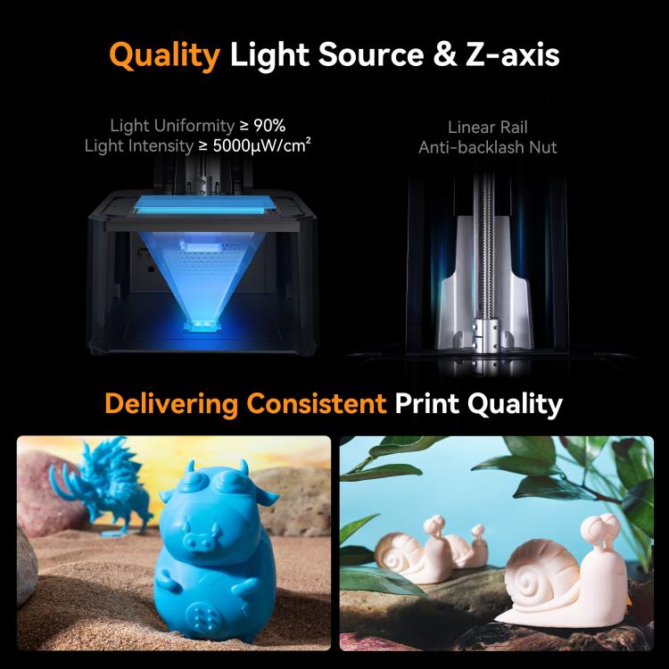CREALITY HALOT R6 6.08 inch LCD Resin DIY 3D Printer, Print Size : 130.56 x 82.62 x 160mm, US Plug, HALOT R6