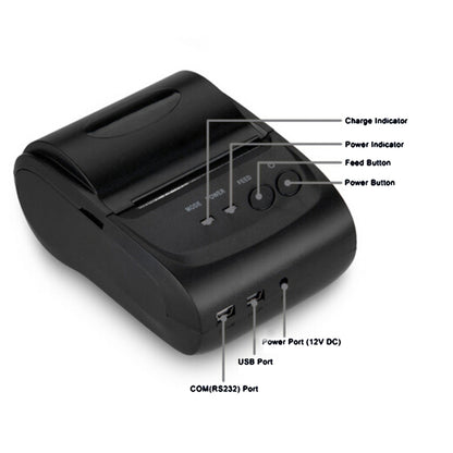 POS-5802 Thermal Line Bluetooth Receipt Printer(Black), POS-5802