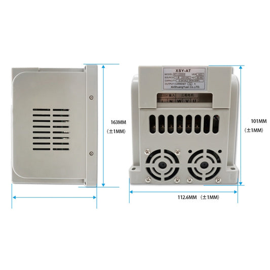 AT1-0450X 0.45KW 220V Single-phase Input Three-phase Output Inverter Motor Governor, AT1-0450X