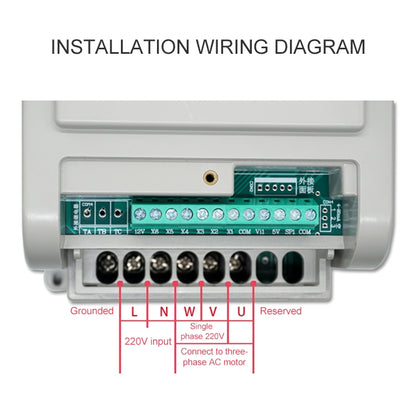 AT1-0450X 0.45KW 220V Single-phase Input Three-phase Output Inverter Motor Governor, AT1-0450X