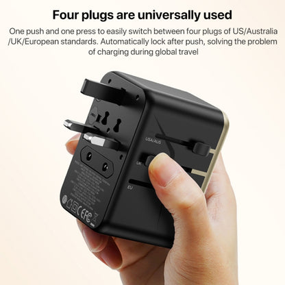 Adaptador de corriente de carga rápida MOMAX 1-World UA8 PD de 70 W, UA8