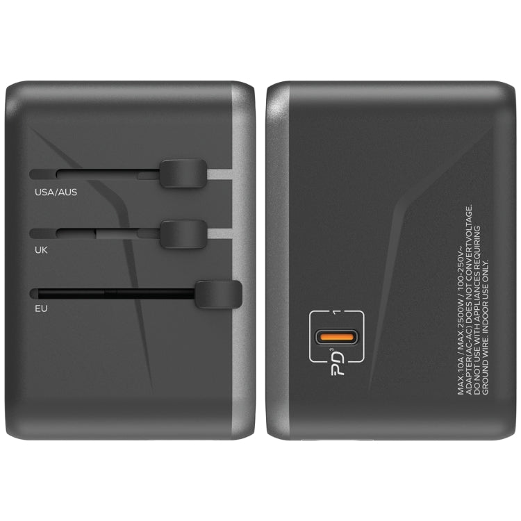 Adaptador de corriente de carga rápida MOMAX 1-World UA8 PD de 70 W, UA8