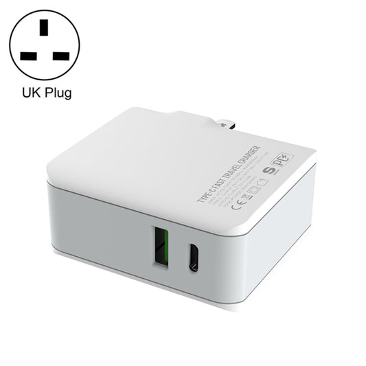 LDNIO A4403C 30W PD + Auto-id Foldable Fast Travel Charger with 1m USB-C / Type-C Cable, AU Plug, with Type-C Cable, 30W with Type-C Cable