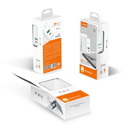 LDNIO A4403C 30W PD + Auto-id Foldable Fast Travel Charger with 1m Micro USB Cable, EU Plug, with Micro USB Cable