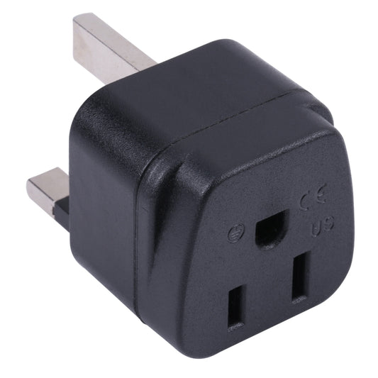 Portable Three-hole US to UK Plug Socket Power Adapter, US to UK, US to EU