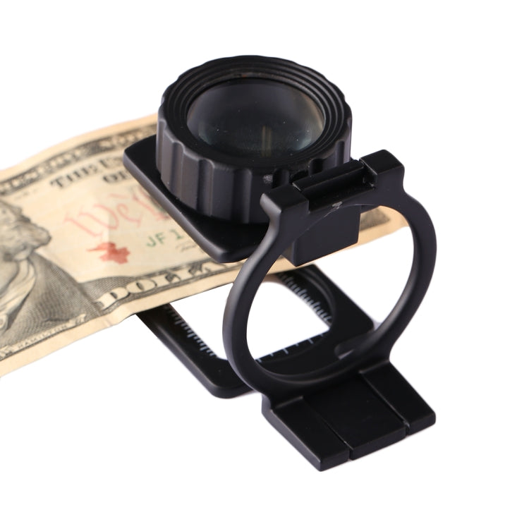 10X Foldable Metal Dual Lens Magnifier Desk Table Mount Magnifier, 20X