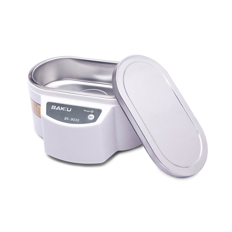 BAKU BK-9030 30W 0.8L LCD Display Ultrasonic Cleaner, AC 220V, EU Plug, BK-9030 30W 0.8L 220V Green, BK-9030 30W 0.8L 220V White