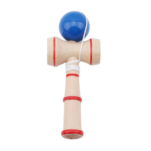 Kendama classique en bois avec ficelle supplémentaire, taille : 13,5 x 5,5 cm
