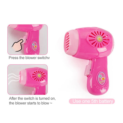 Mini sèche-cheveux jouet d'imitation pour enfants, jouets d'appareils ménagers de simulation, 3669