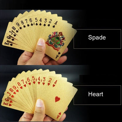 Creative Frosted  Back Texture Plastic From Vegas to Macau Playing Cards Texas Poker Novelty Collection Gift, Golden Tattice Paper Box, Golden Dollar Paper Box, Golden 500 Euro Paper Box, Silver Tattice Paper Box, Mosaic Gold Dollar Paper Box          ...
