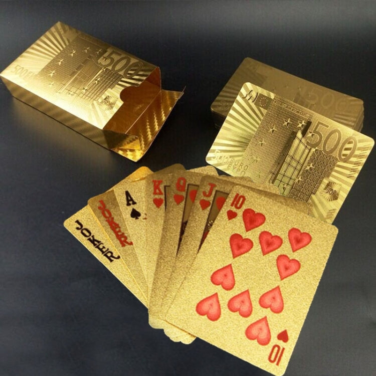 Creative Frosted  Back Texture Plastic From Vegas to Macau Playing Cards Texas Poker Novelty Collection Gift, Golden Tattice Paper Box, Golden Dollar Paper Box, Golden 500 Euro Paper Box, Silver Tattice Paper Box, Mosaic Gold Dollar Paper Box          ...