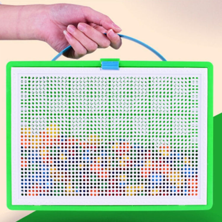 296 en 1 / Ensemble de jouets créatifs de bricolage éducatifs pour la petite enfance avec puzzle en forme de champignon, 296 en 1 / Vert