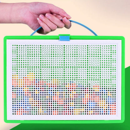 296 en 1 / Ensemble de jouets créatifs de bricolage éducatifs pour la petite enfance avec puzzle en forme de champignon, 296 en 1 / Vert