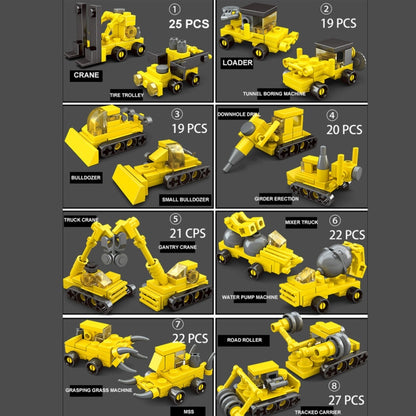 8 in 1 KAZI Field Forces Children DIY Enlightenment Assembled Building Blocks Educational Intelligence Toy, GPT6074A, GPT6074B