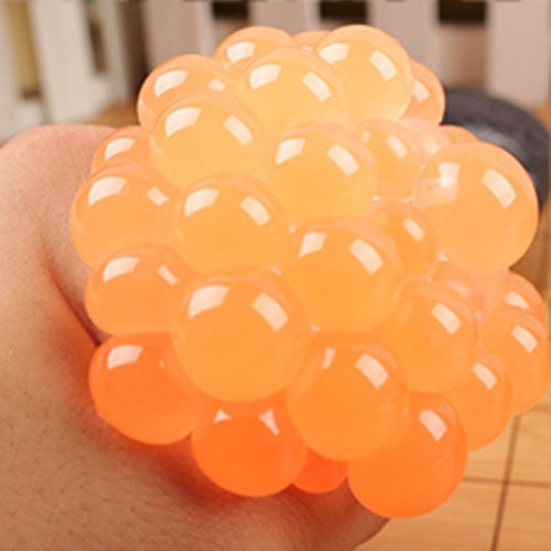 Balle anti-stress en forme de raisin de 6 cm pour soulager l'humeur, jouet amusant et astucieux, 6 cm orange, 6 cm vert, 6 cm bleu, 6 cm magenta