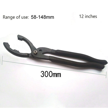 Pince à clé de filtre à huile de réparation de voiture de 12 pouces, outil de démontage de filtre à graisse spécial, 12 pouces