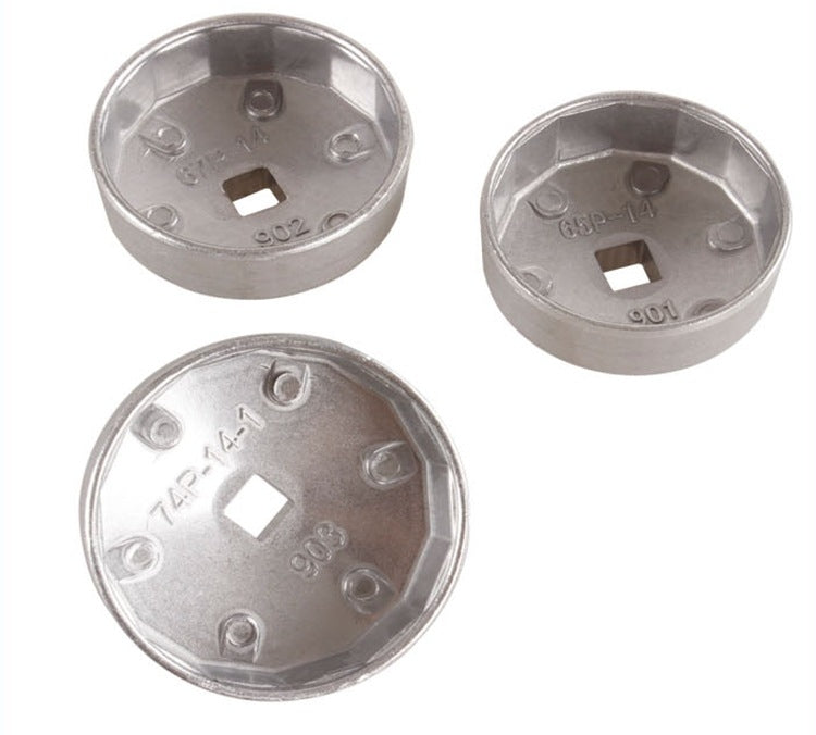 Clé à filtre à huile en aluminium 14 cannelures 65mm 901 pour Camry / Nissan Bluebird / Toyota A8, 901, 902