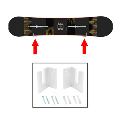 YX002 1 paire de supports muraux pour skateboard à quatre roues, YX002