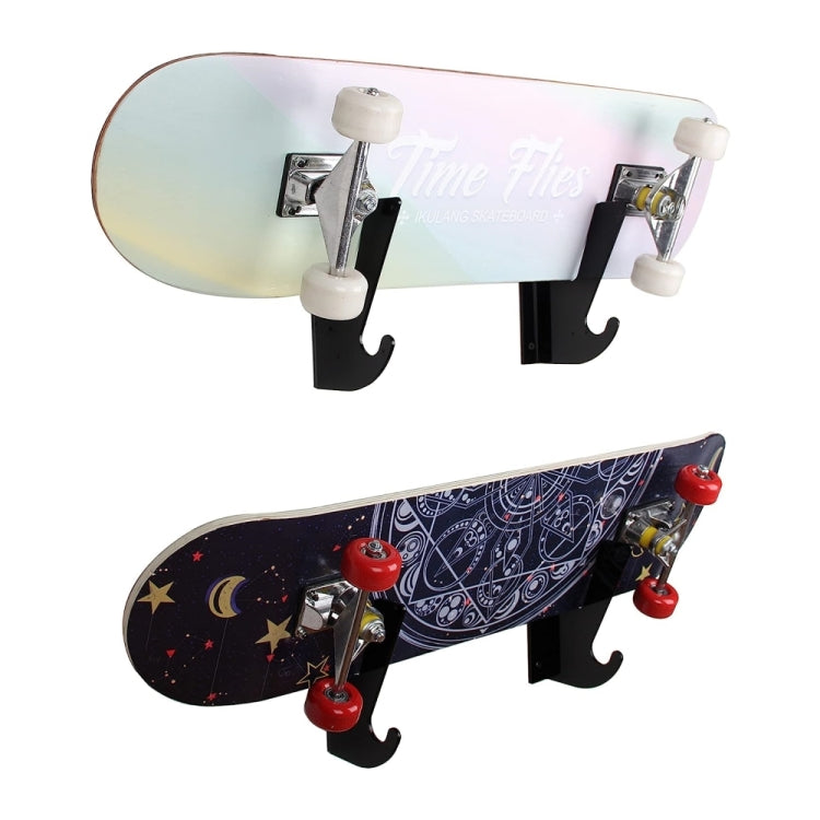 YX008 1 paire de support mural pour skateboard à quatre roues, YX008